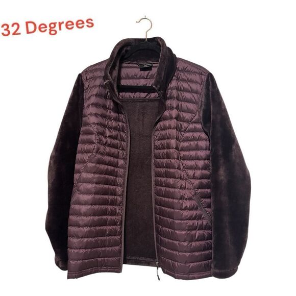 32 Degrees Purple eggplant jacket - Picture 1 of 14